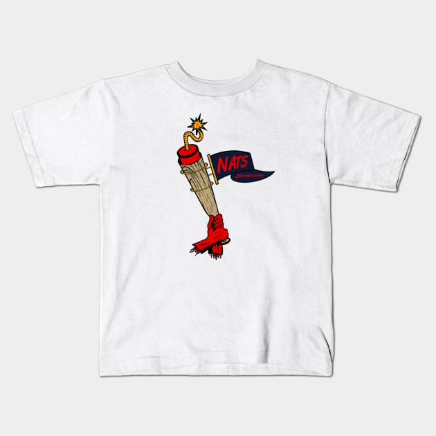 Nationals Boomstick Kids T-Shirt by ThePunkPanther